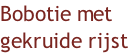 Bobotie met  gekruide rijst